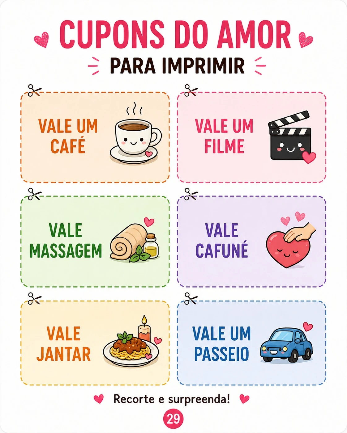 Cupons do amor